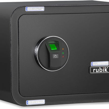 Rubik Medium Fingerprint Safe Box with Keys, RB25QC (25x35x28cm)